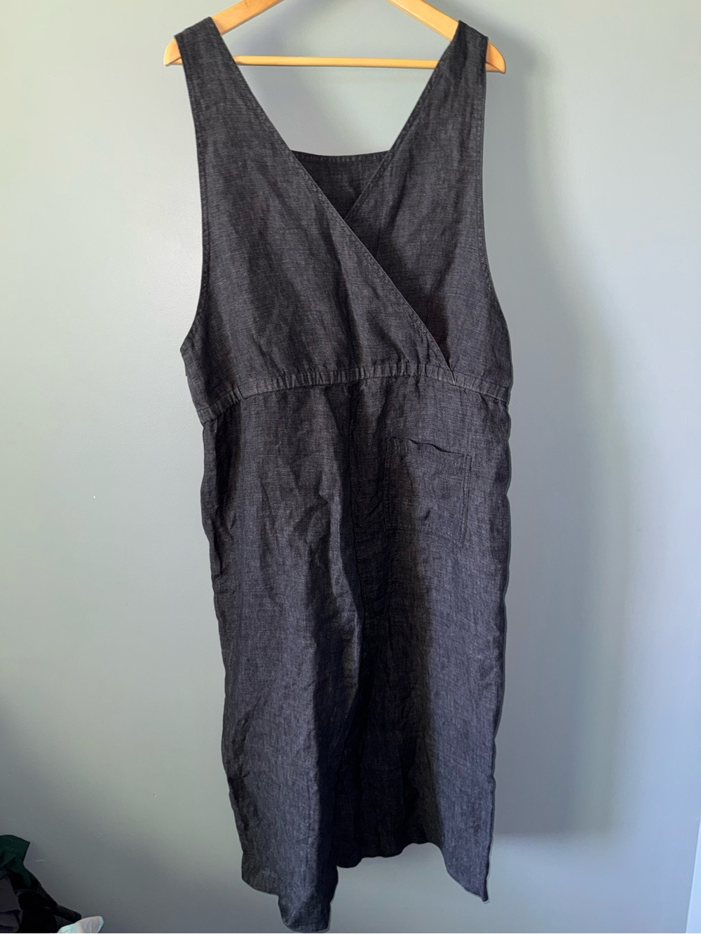 Eileen Fisher jumpsuit overall and organic linen - Picture 8 of 11